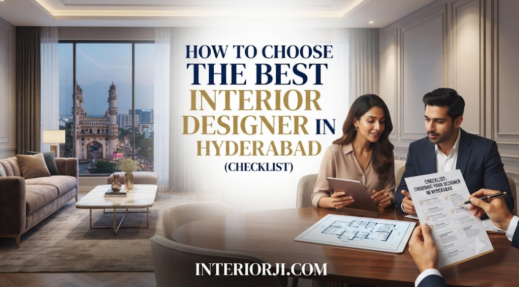 How to Choose the Best Interior Designer in Hyderabad (Checklist)