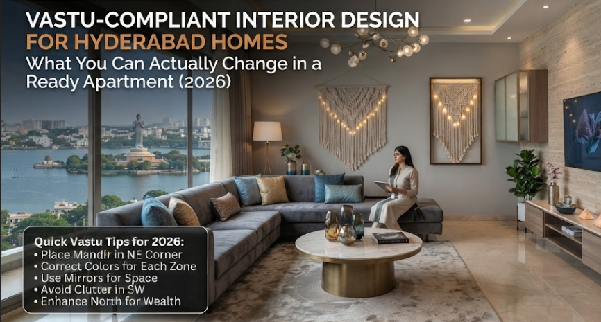 Vastu-Compliant Interior Design for Hyderabad Homes: What You Can Actually Change in a Ready Apartment (2026)