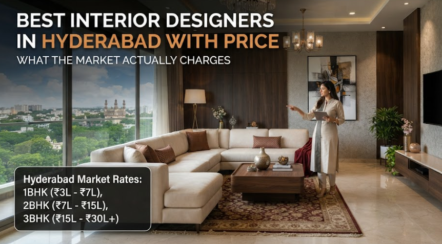 Best Interior Designers in Hyderabad With Price: What the Market Actually Charges (Updated August 2026)