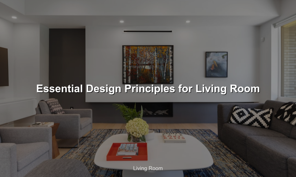 Essential Design Principles for Living Room