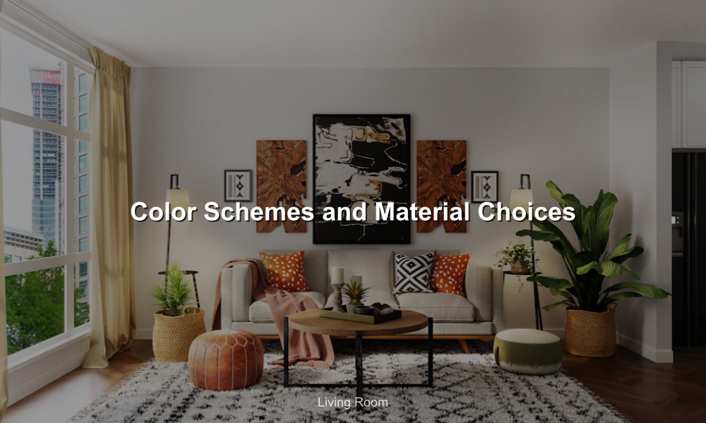 Color Schemes and Material Choices