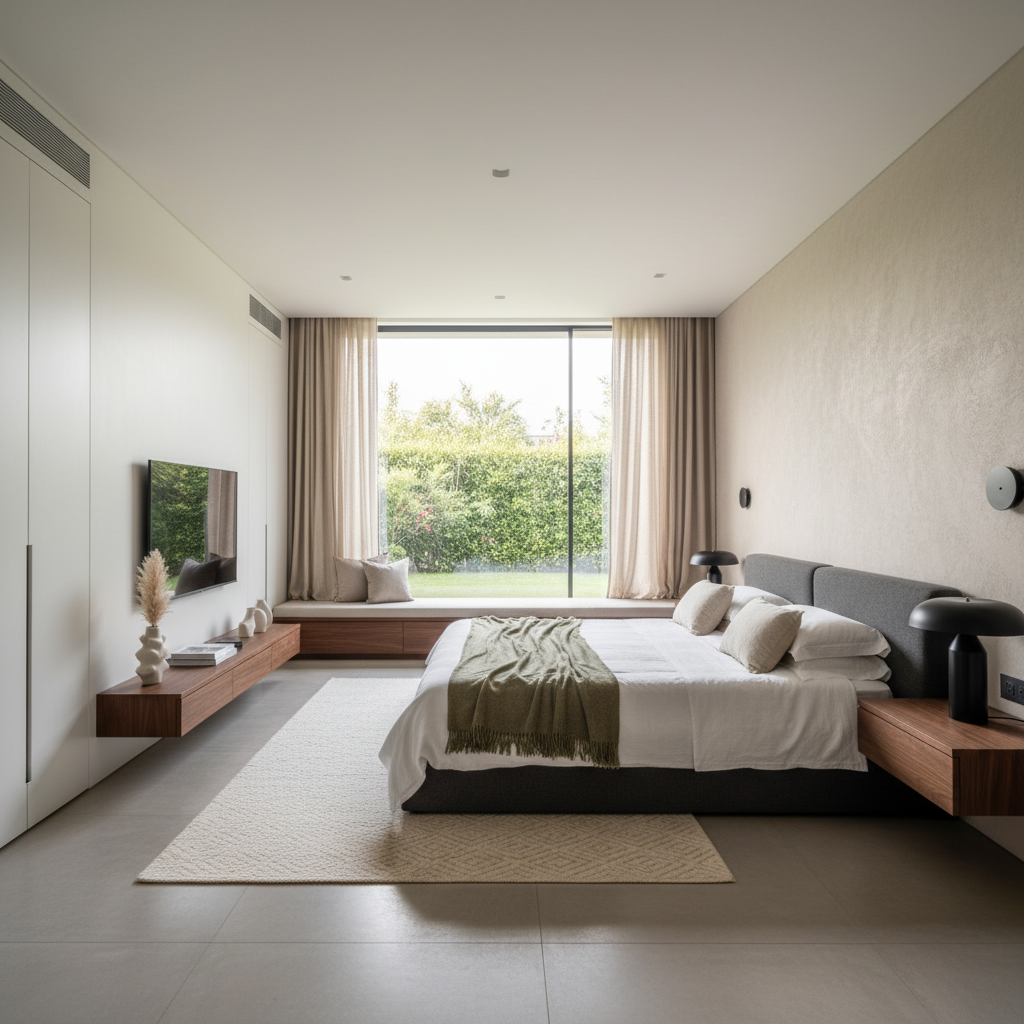 Mastering Serenity: Your Guide to a Modern Minimalist Bedroom Retreat